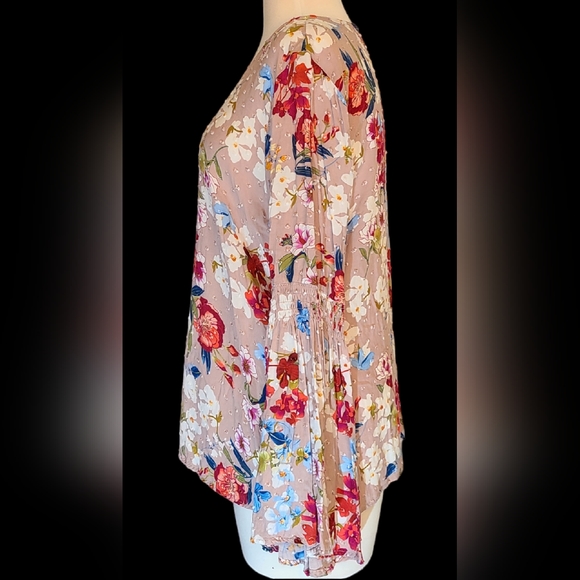 Cupio size L multi color top - Picture 4 of 9